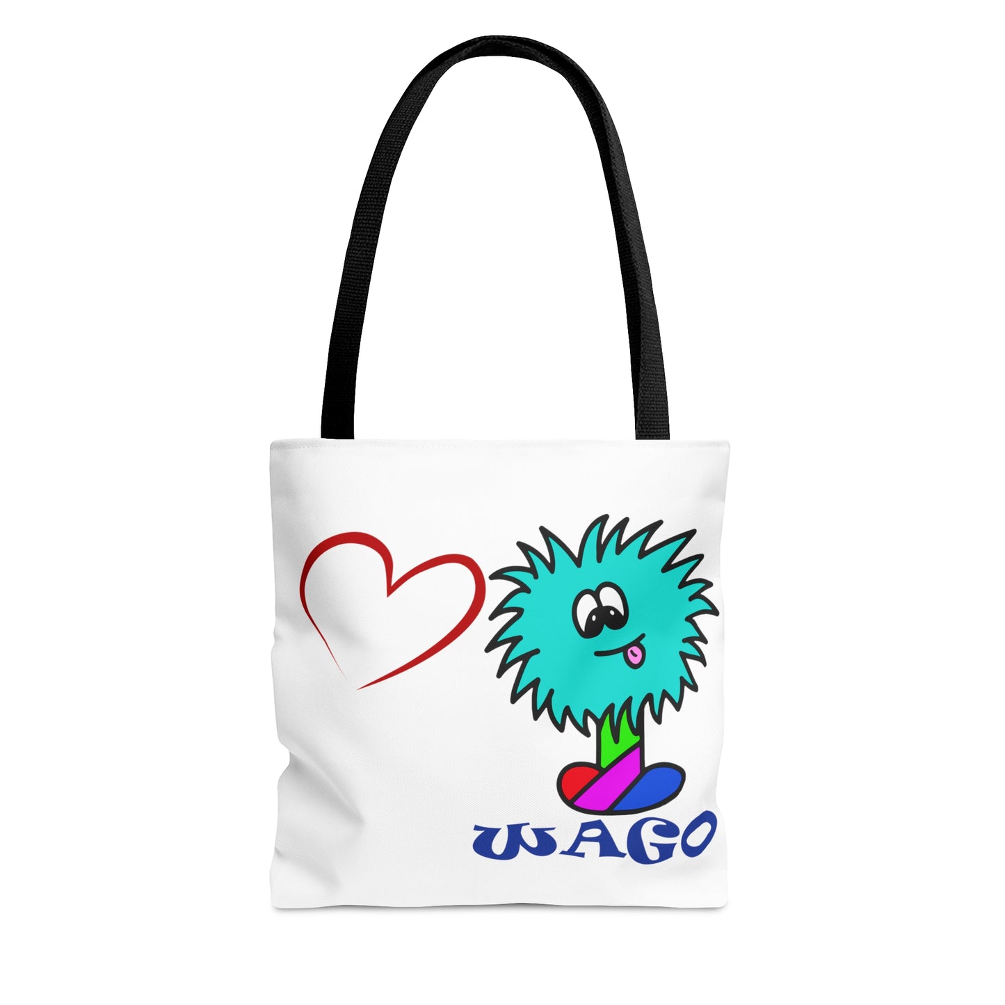 Tote Bag, Fun Wago Cartoon Design