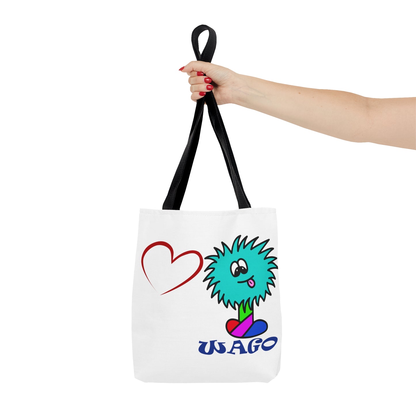 Tote Bag, Fun Wago Cartoon Design