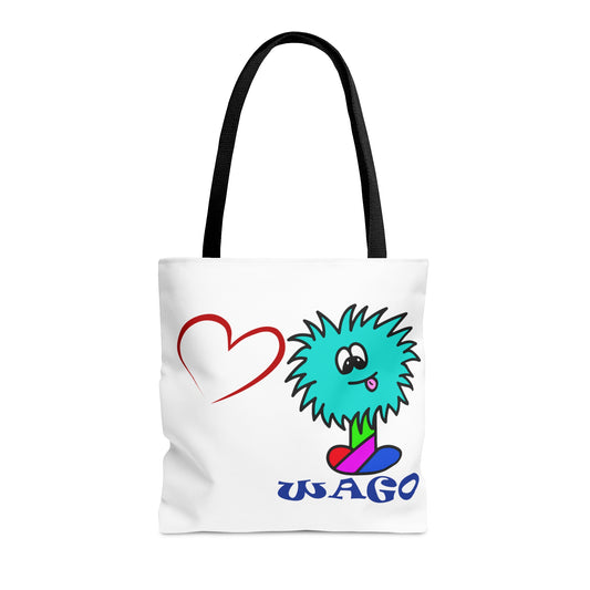 Tote Bag, Fun Wago Cartoon Design