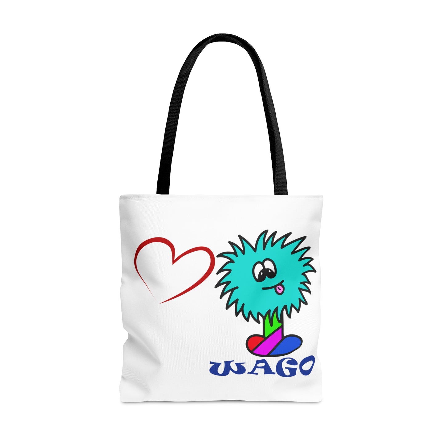 Tote Bag, Fun Wago Cartoon Design