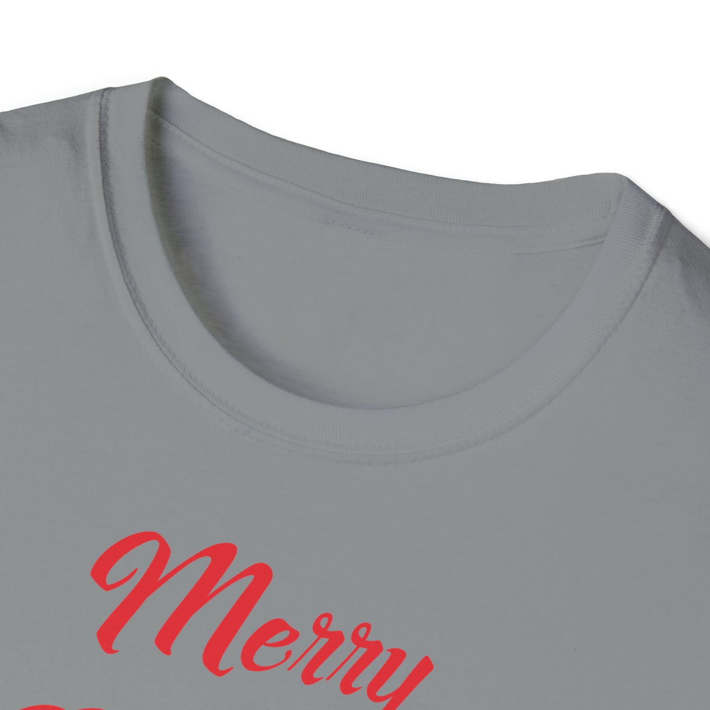 Merry Christmas & Happy New Year Design Unisex Softstyle T-Shirt