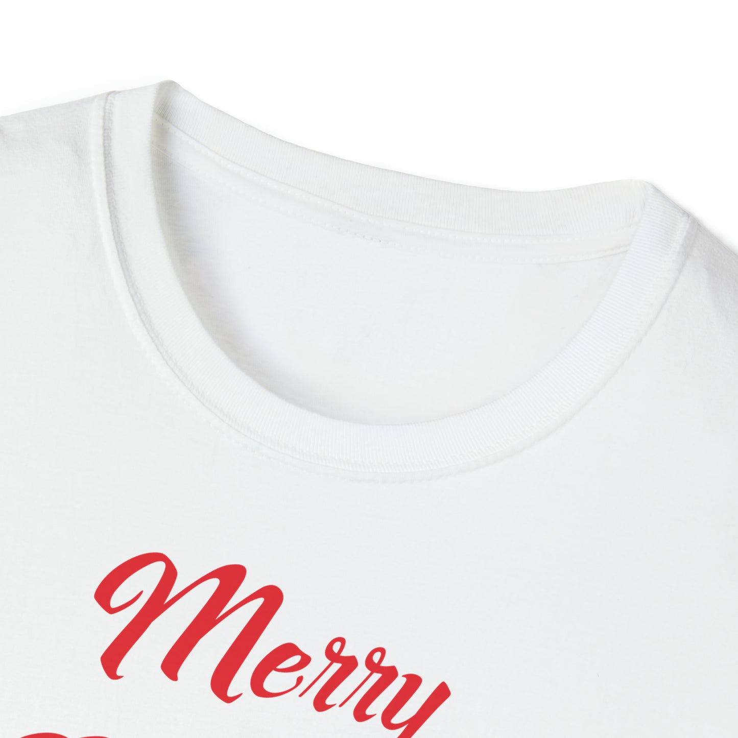 Merry Christmas & Happy New Year Design Unisex Softstyle T-Shirt